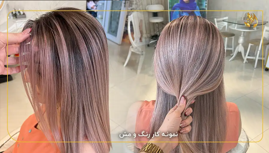 نمونه کار رنگ و مش