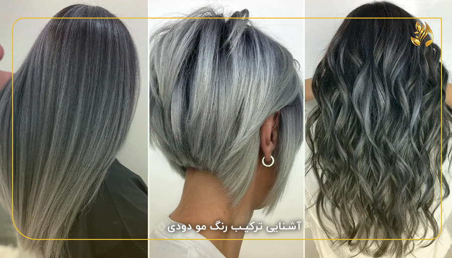 آشنایی ترکیب رنگ مو دودی